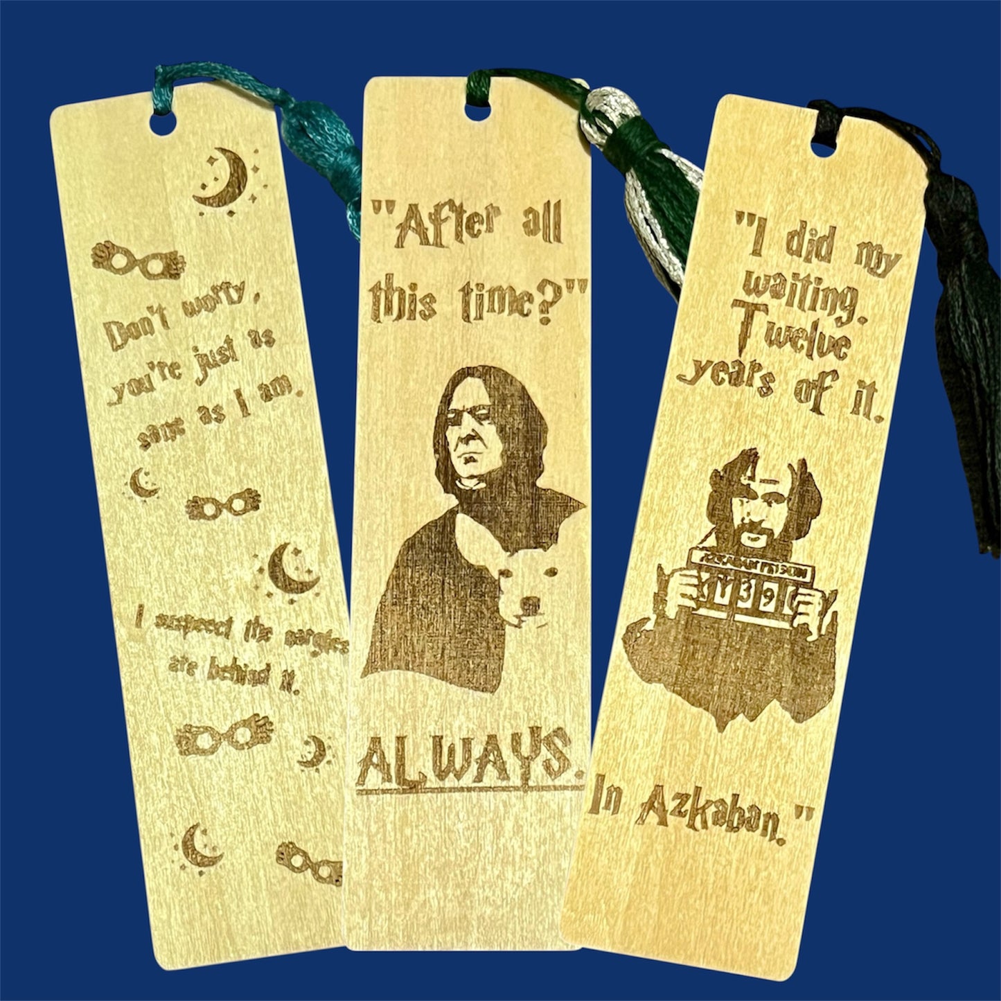 Wooden Bookmarks With Tassels