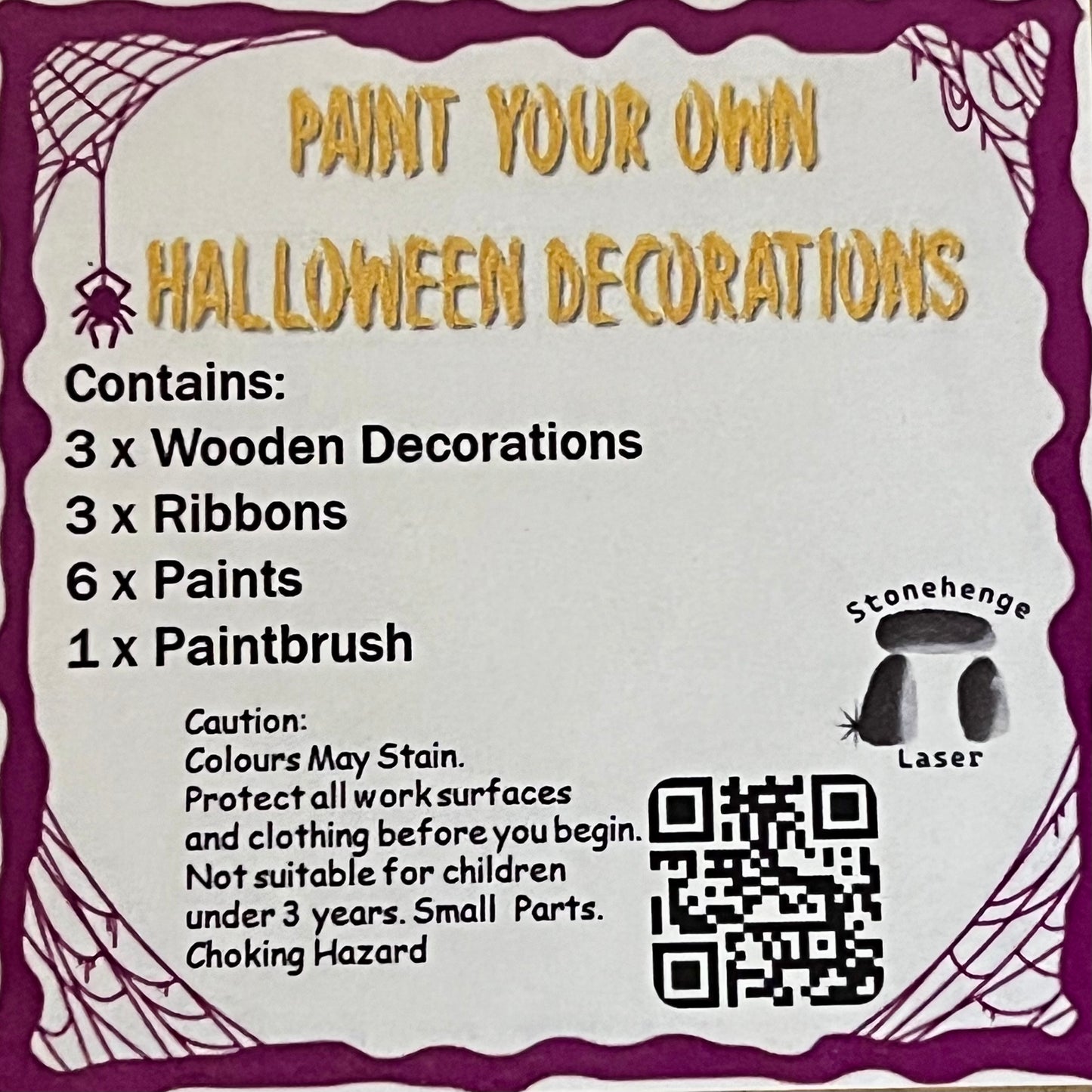 Paint Your Own Halloween Decorations