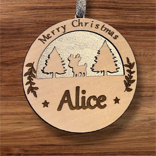 Personalised Christmas Tree Decorations