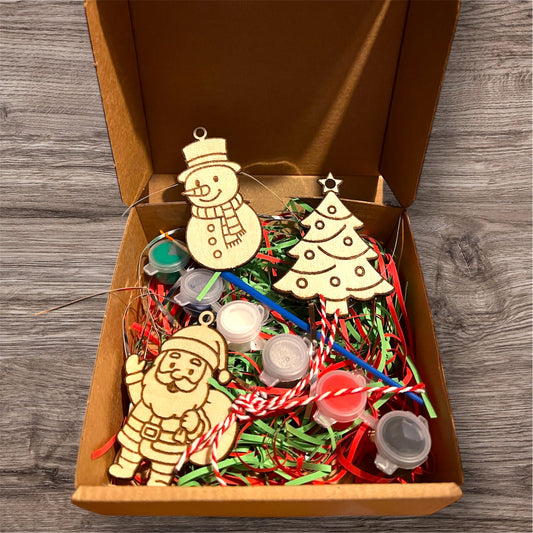 Paint Your Own Christmas Decorations