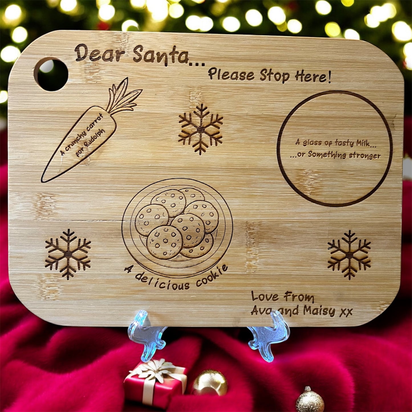 Personalised Xmas Eve Boards