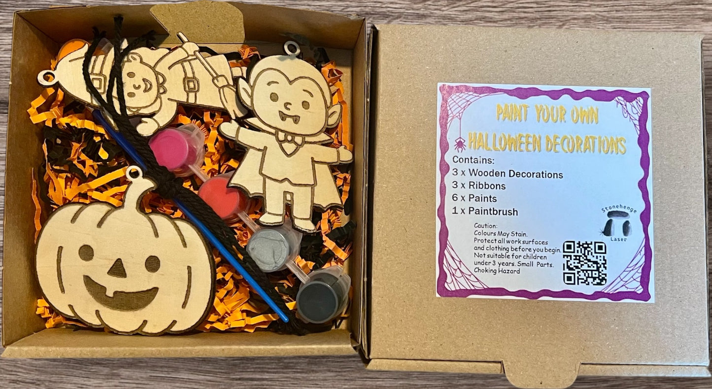Paint Your Own Halloween Decorations