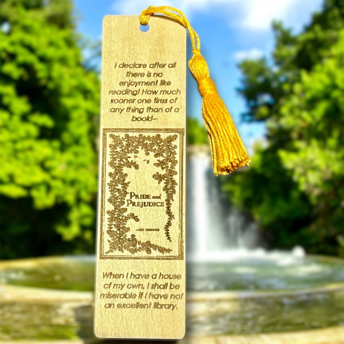 Wooden Bookmarks With Tassels