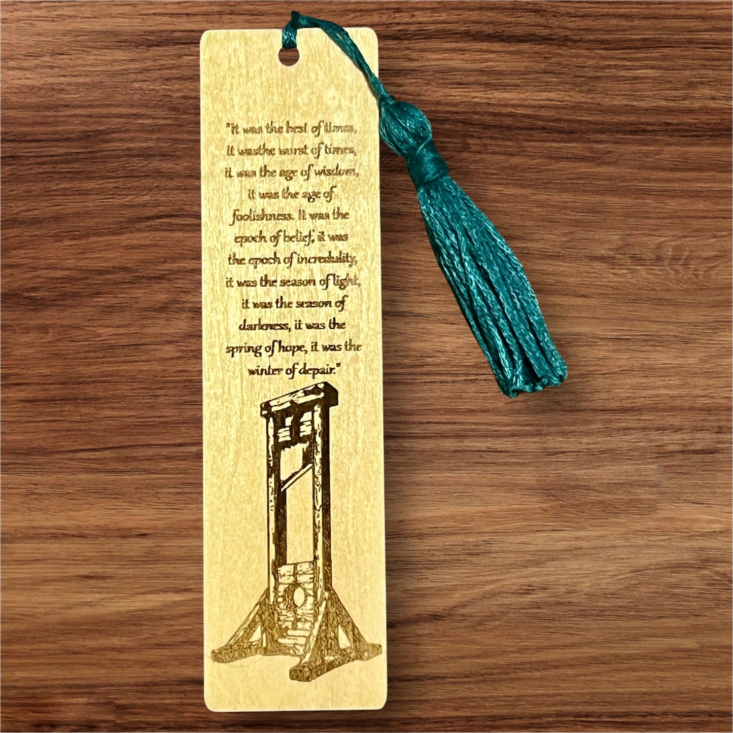 Wooden Bookmarks With Tassels