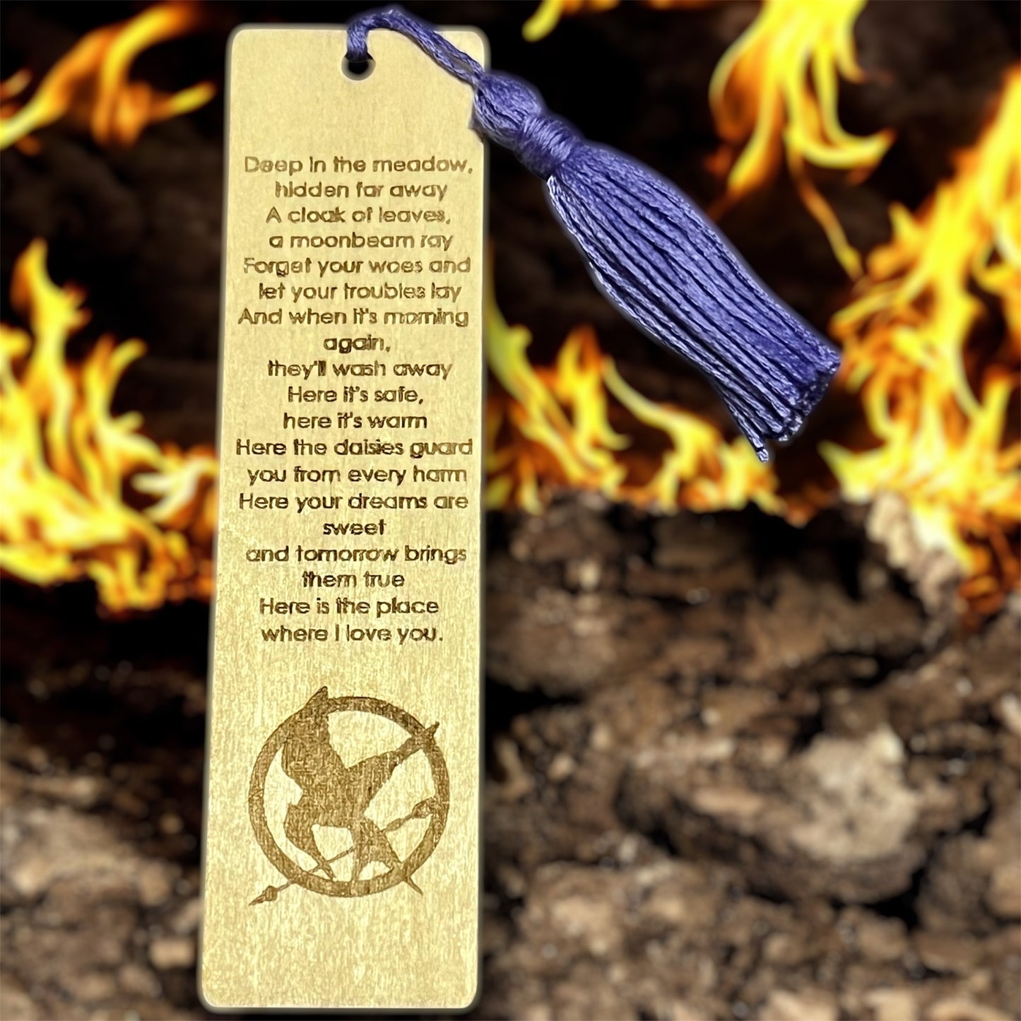 Wooden Bookmarks With Tassels