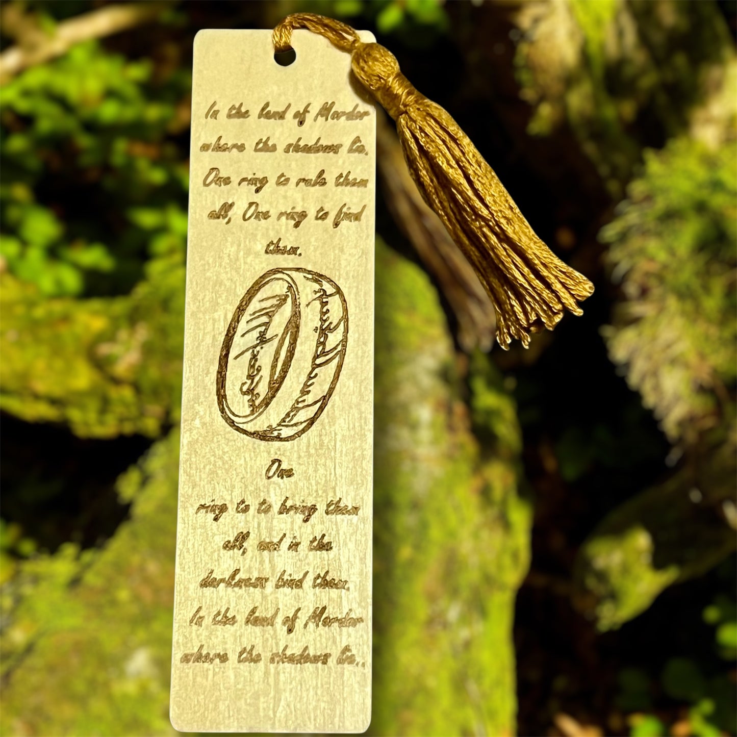 Wooden Bookmarks With Tassels
